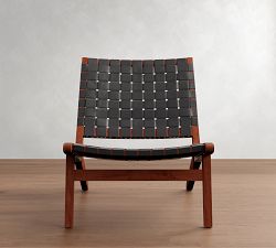Fenton Woven Leather Accent Chair