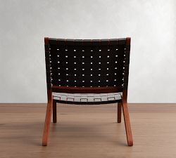 Fenton Woven Leather Accent Chair