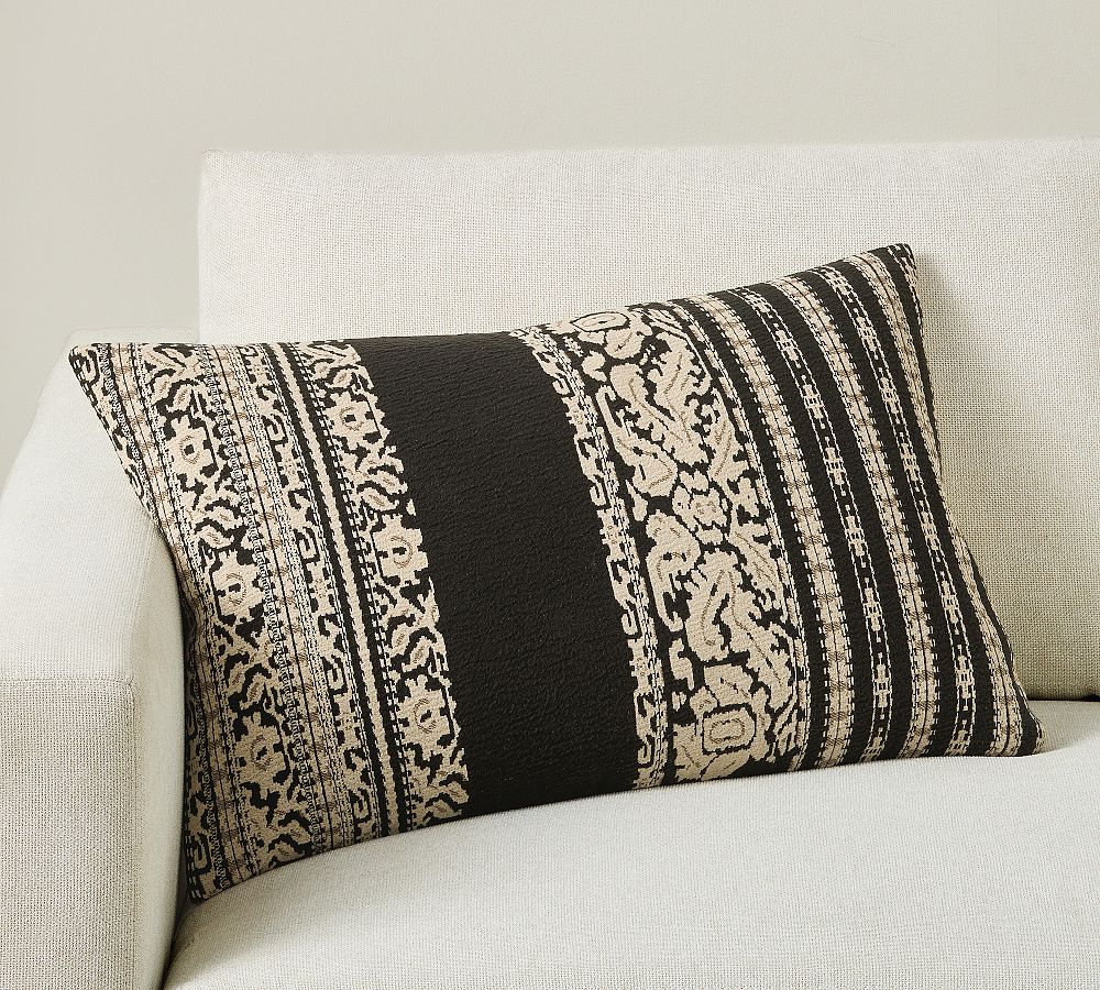 Nayita Jacquard Lumbar Pillow