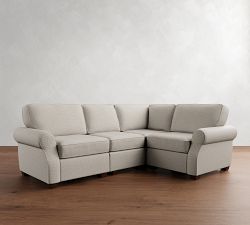 Fremont Roll Arm Reversible 4-Piece Sectional (92&quot;)