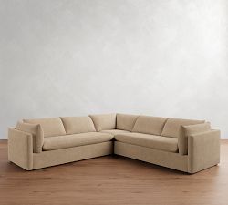 Palmetto Leather 3-Piece L-Shaped Sectional (116&quot;)