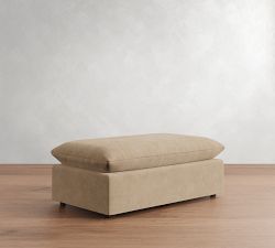 Palmetto Leather Ottoman