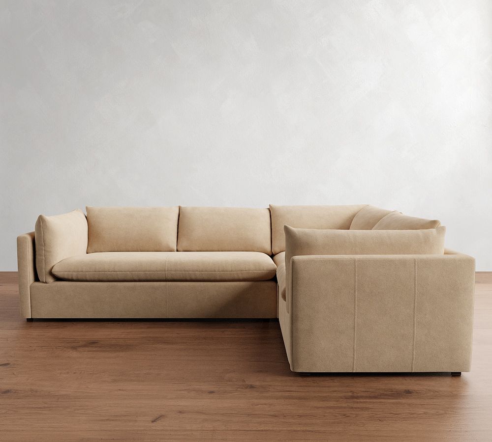 Palmetto Leather 3-Piece Sectional (116&quot;)