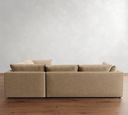 Palmetto Leather 3-Piece Sectional (116&quot;)
