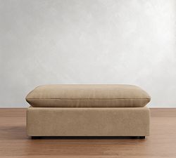 Palmetto Leather Ottoman