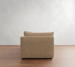 Palmetto Leather Sofa (79&quot;-99&quot;)