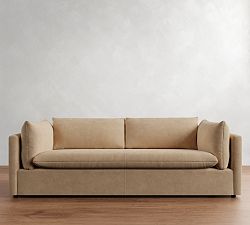 Palmetto Leather Sofa (79&quot;-99&quot;)