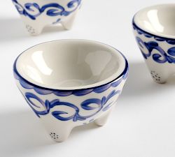 Puebla Porcelain Mini Molcajetes - Set of 4