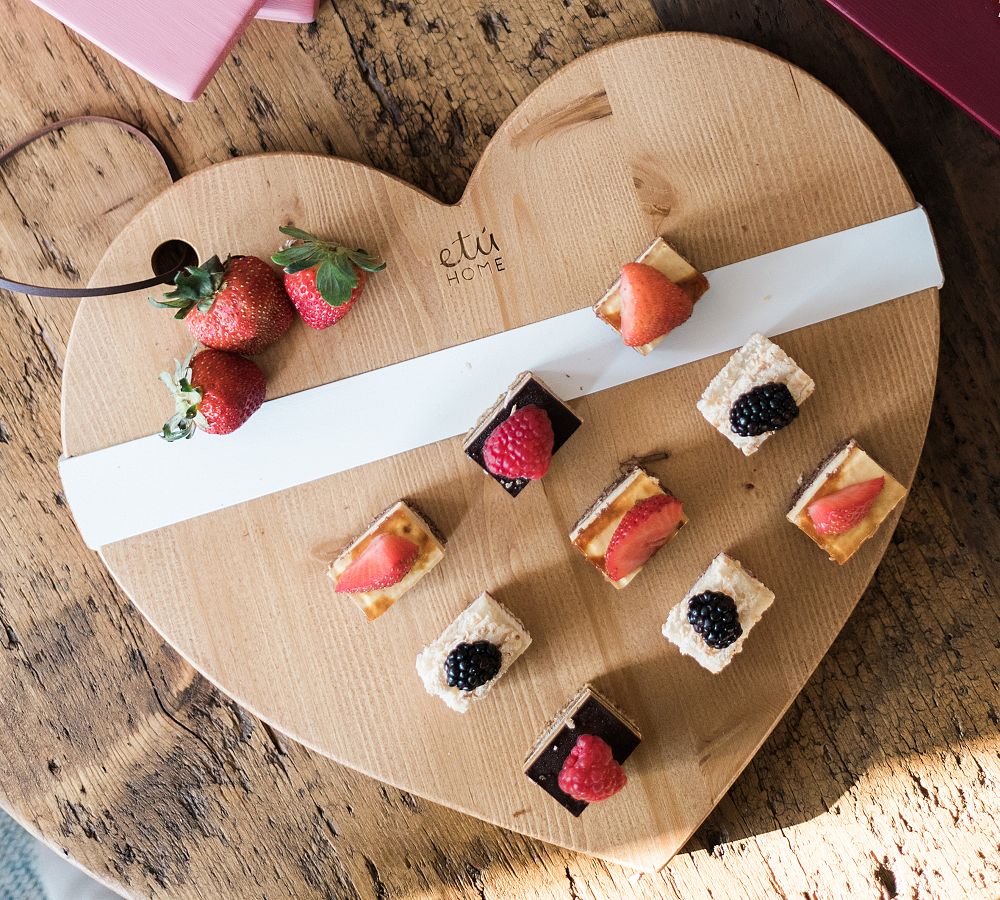 Heart Shaped Reclaimed Wood Cheese Boards