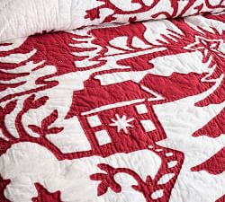 Clara Cotton Applique Quilt