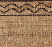 Handwoven Brown Wool and Jute Rectangular Rug, 2' x 3'