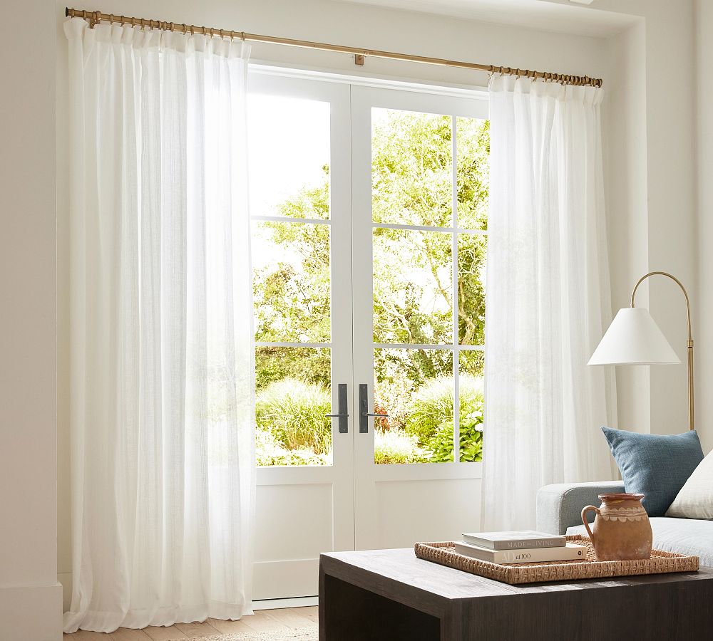 Shadow Striped Sheer Curtain