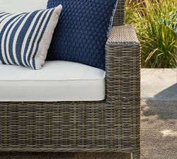 Torrey Wicker 5-Piece Square Arm Outdoor Sectional (101&quot;)