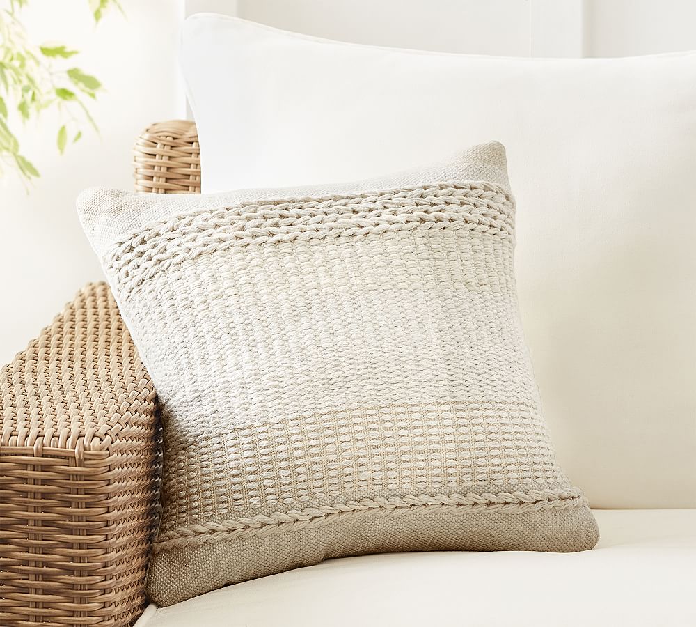 Arlan Textured Outdoor Pillow
