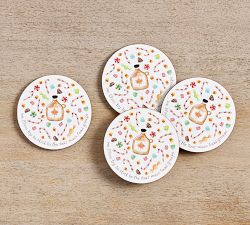 Elf Food Groups Cork Coasters - Set of 4