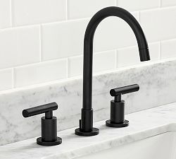 Linden Lever Handle Widespread Bathroom Sink Faucet