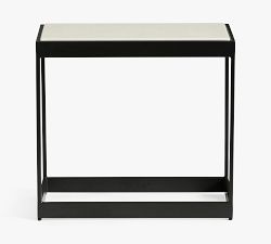 Presidio Rectangular Stone Side Table (22.5&quot;)