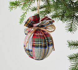 Stewart Plaid Ball Ornament