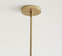 Hampshire Milk Glass 4-Light Chandelier (36&quot;)