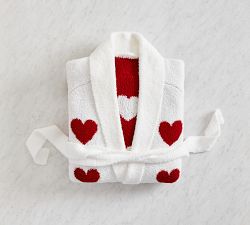 Heart Jacquard Robe