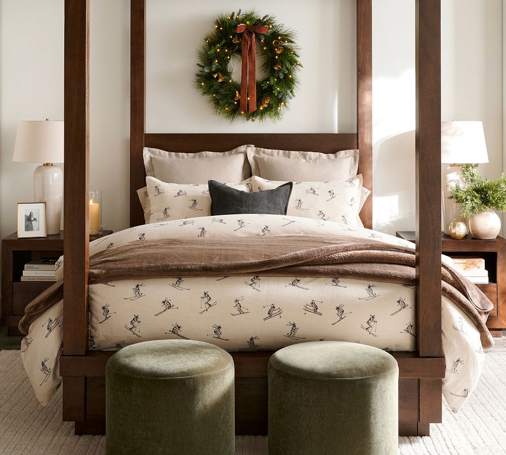 Ski Run Duvet Cover