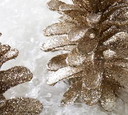 Glitter Pine Cone Ornament