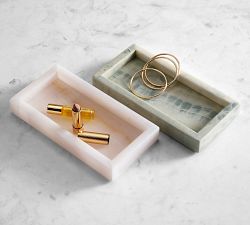 Handcrafted Onyx Marble Catchalls