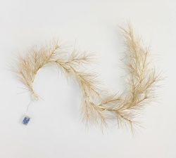 Lit Tinsel Garland
