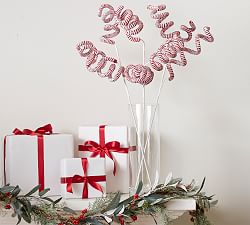 Swirly Candy Cane Picks