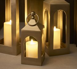 Open Box: Caleb Handcrafted Metal Outdoor Lantern