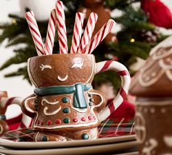 Gingerbread Stoneware Mugs