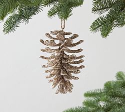 Glitter Pine Cone Ornament