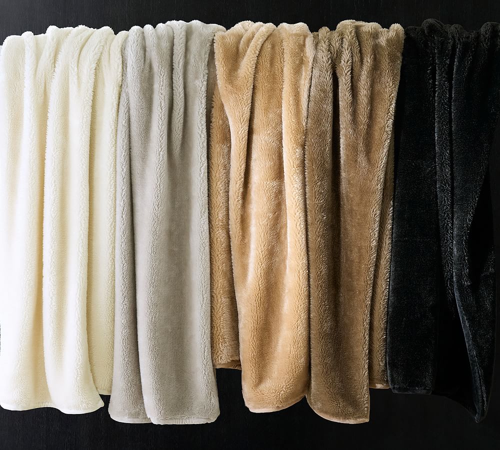 Faux Fur Shearling Throw