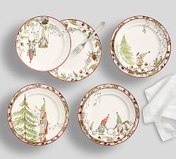 Forest Gnome Stoneware 8-Piece Dinnerware Set
