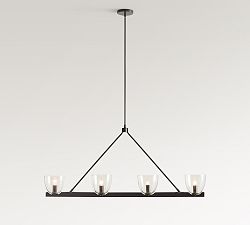 Open Box: Chamberlin Metal Linear Chandelier, 48" - Bronze