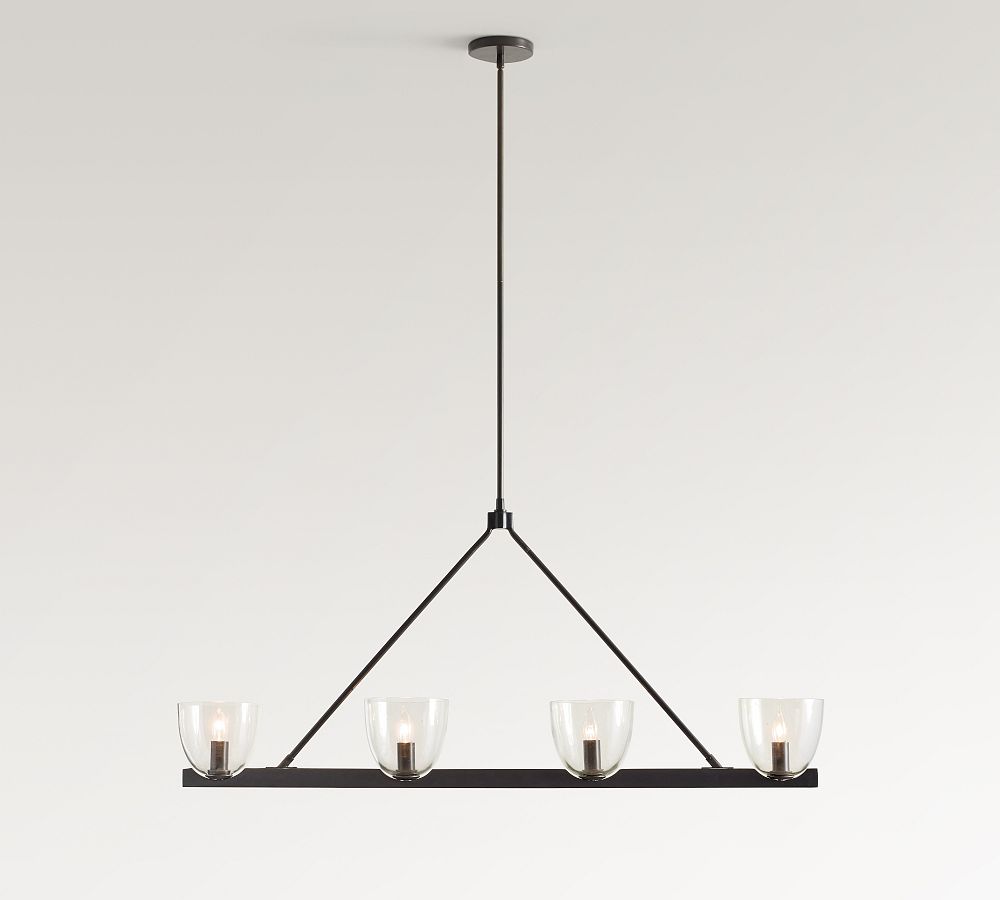 Open Box: Chamberlin Metal Linear Chandelier, 48" - Bronze