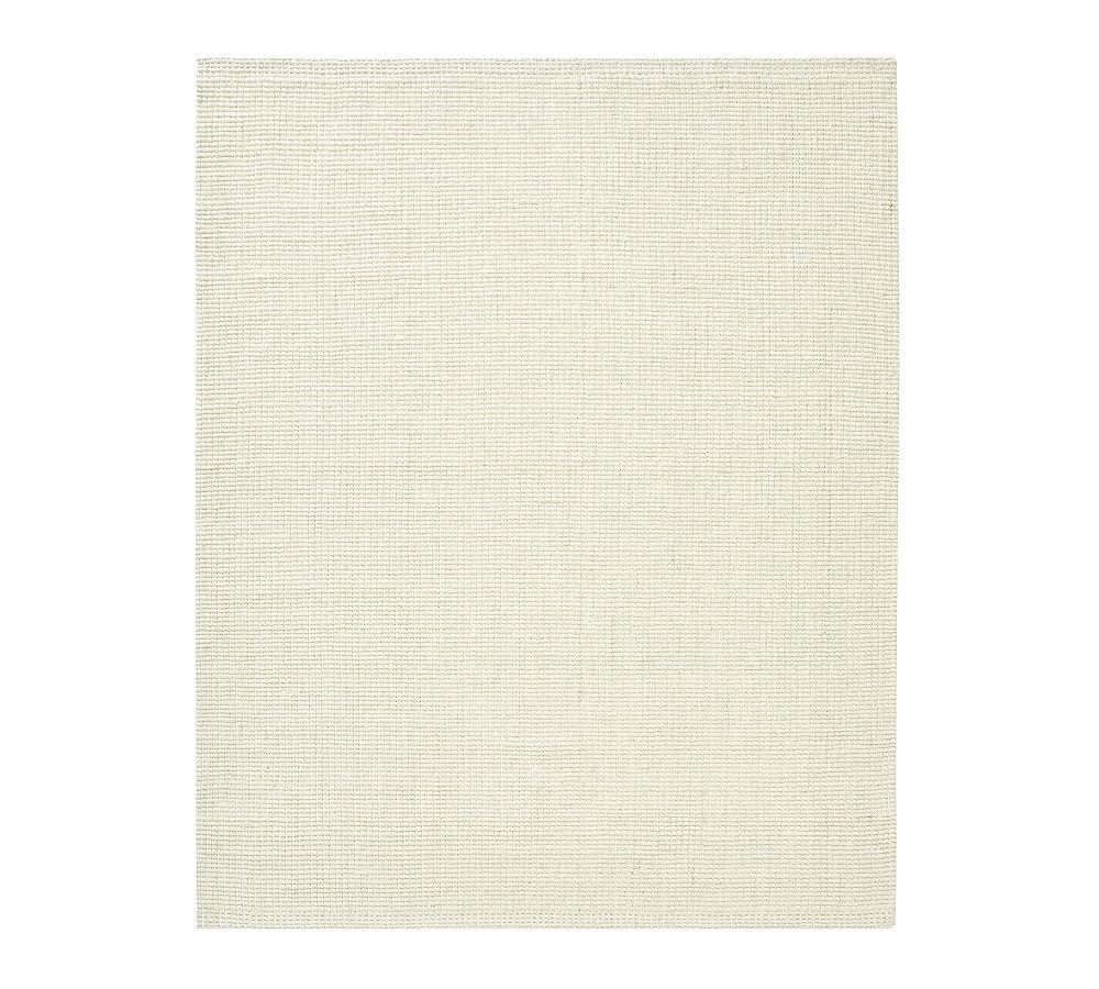 Open Box: Chunky Wool Jute Rug, 8' x 10' - Ivory
