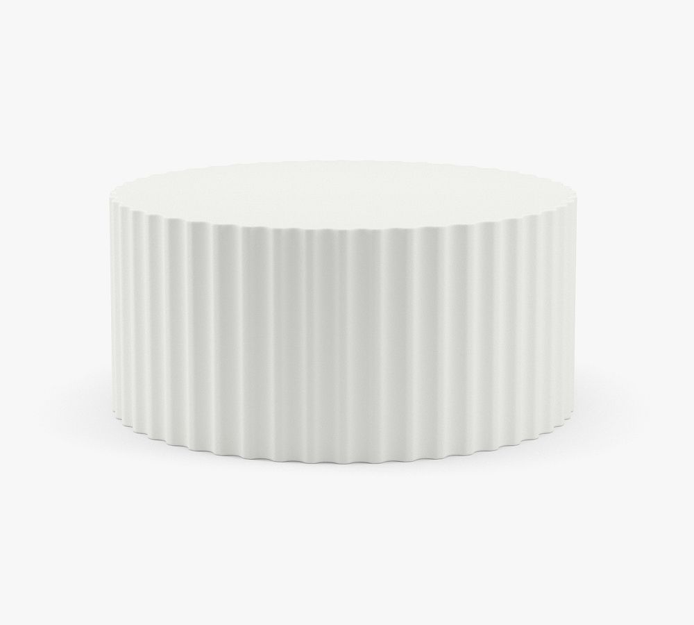 Edison Concrete Round Outdoor Coffee Table (41&quot;)