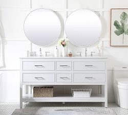 Sinclaire 60-72&quot; Double Sink Vanity