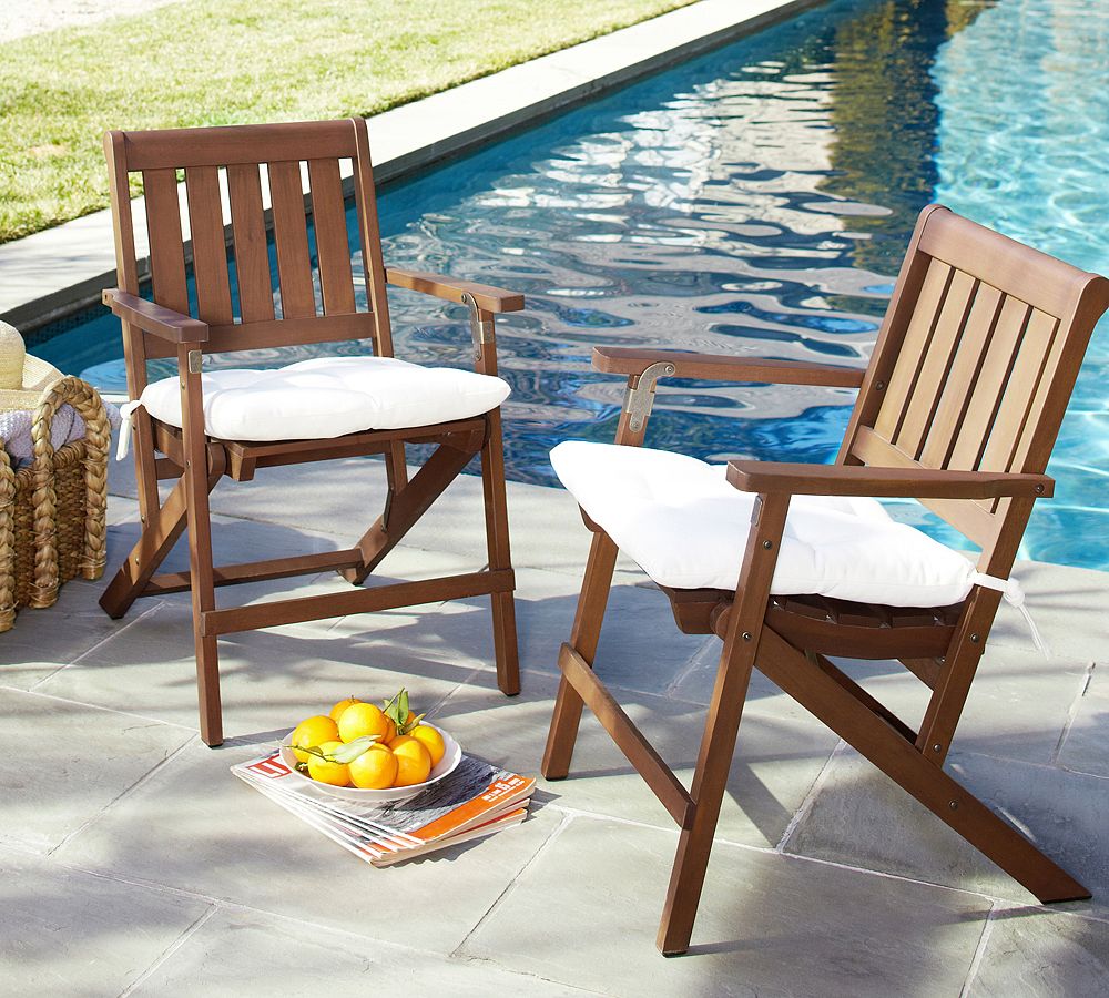 Open Box: Chatham FSC&#0174; Mahogany Folding Outdoor Dining Chair
