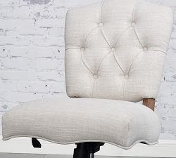 Roscoe Upholstered Swivel Desk Chair