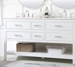 Sinclaire 60-72&quot; Double Sink Vanity