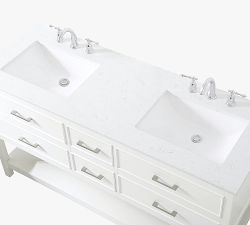 Sinclaire 60-72&quot; Double Sink Vanity