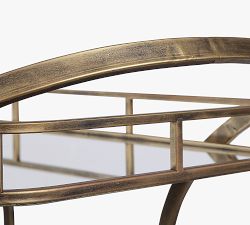 Amelia Metal Bar Cart (33&quot;)