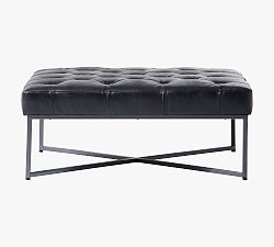 Callaway Rectangular Leather Coffee Table (40&quot;)