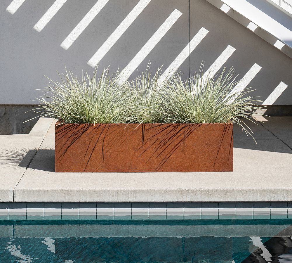 Corten Steel Garden Bed Planters - 24&quot;