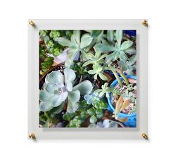 Open Box: Acrylic Floating Double Panel Wall Frame