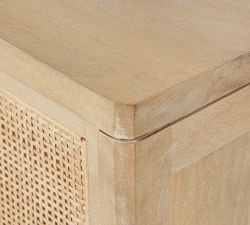 Dolores 9-Drawer Cane Dresser (86&quot;)