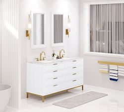 Gisela 60-72&quot; Double Sink Vanity