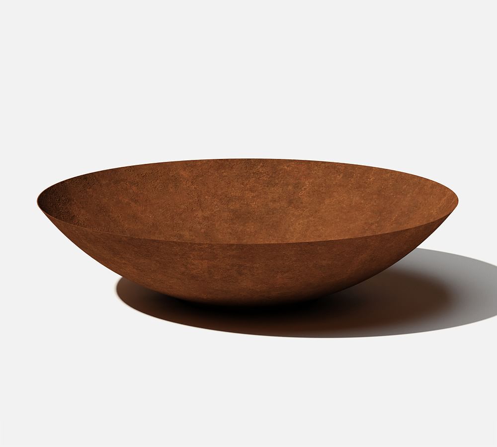 Round Bowl Planters - Corten Steel